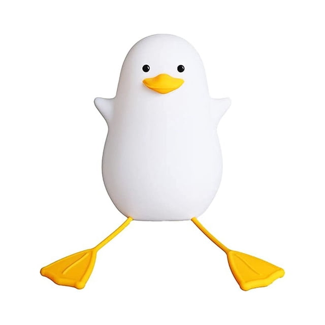 USB Rechargeable Night Light, LED Bedside Lamp with Timer, Dimmable Silicone Tap Light for Bedroom, Nursery, and Gifting