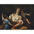 thumbnail image 3 of Sebastiano Ricci 24x19 Black Modern Framed Museum Art Print Titled - Charity, 3 of 5