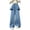 Sky Blue, variant on Girl Baggy Jeans Straight Leg Casual Loose Fit Wide Leg Yellow Letter Print Comfortable Trousers Kids Teen Girl Denim Pants 5-15 Years