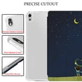 thumbnail image 6 of iPad Air 6th 2024 / Air 11" Air 5th 2022 Air 4th 2020 10.9 Inch A2588 A2316 MM6R3LL/A MM6T3LL/A MYHX2LL/A Clear Back TPU Silicone Back Printed Case Pencil Holder - Night Sky, 6 of 7