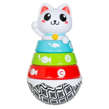 Smart Steps by Baby Trend Stack-a-Cat Stacking Ring Interactive Toy