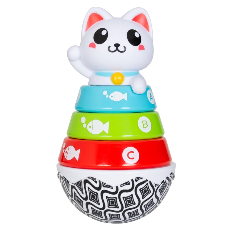 Smart Steps Stack-a-Cat Interactive Stacking Toy, 4 Pieces photo 1