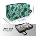 thumbnail image 3 of Uemuo Pineapple Sea Turtle Pattern Portable Toiletry Bags with Handle, Waterproof travel Make up Bags for Women, Large Capacity Travel Cosmetic Bags, 3 of 9