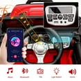 thumbnail image 3 of CASEMIOL 24V Kids Ride On Car Truck w/ Remote Control & 2 Seater, 400W Electric Battery Powered Ride on Toys w/ Spring Suspension, 2 Speeds, Bluetooth, MP3, LED Lights Gift for Girl Boy, Red, 3 of 8