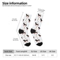 thumbnail image 2 of Lukts Dachshund Dog Pattern Womens Crew Soft Moisture-wicking Socks,Moisture Control Crew Socks,Mid Calf Socks, 2 of 6