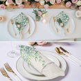thumbnail image 2 of Cloth Napkins Set of 8 - 20x20 Inches, Eucalyptus Leaves Washable Reusable Table Napkins, Sage Green Summer Botanical Weeping Rustic Soft & Absortbent Dining Napkin for Party Wedding Hotel Restaurant, 2 of 8