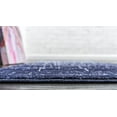 thumbnail image 4 of Unique Loom Tapis de Course Transitionnel Contemporain de la Collection Del Mar, 2' 7" x 10', Bleu/bleu Marine, 4 of 10