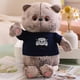 thumbnail image 1 of Juguetes de peluche de gato Basik para niños, peluches de gato básico gris y azul, muñecas de gatito suaves, peluches infantiles, regalos de cumpleaños para niños, 25 CM, 35CM, 1 of 5