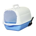 thumbnail image 5 of Hooded Cat Enclosed Cat Toilet Reusable Detachable Pet Blue, 5 of 8