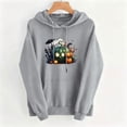 thumbnail image 5 of Enjoytime Womens Hoodies Halloween Cute Pumpkin Graphic Long Sleeve Pullover Hoodie Lightweight Casual Spooky Season Sweatshirts, 5 of 5