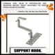 thumbnail image 4 of Scienceny Soporte Panel solar fotovoltaico Montaje lateral Ganchos de acero inoxidable Soporte Suspensión ajustable Herramientas de instalación Artesanía, 4 of 6
