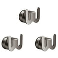 thumbnail image 1 of tamizeot Metal Efficiently Store Bathroom Slippers With Wall-mounted Rack Featuring Drying Hook Toilet Shoe gray sucker 3pcs, 1 of 6