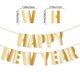 thumbnail image 2 of 1 Set Cheerful New Year Banner Celebration Sign Festive Bunting Banner New Year Celebration Decorations for 2024 New Year's Eve Event Suppli, 2 of 5