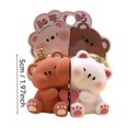 thumbnail image 3 of Hearth & Gear Bear Keychain Cute Design Strong Durable Material Easy To Attach, 3 of 5