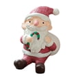 thumbnail image 3 of Christmas Figurines Santa Elk Image Widely Applied Vintage Style Reindeer Xmas Tree Miniatures Resin Decor for Home, 3 of 4