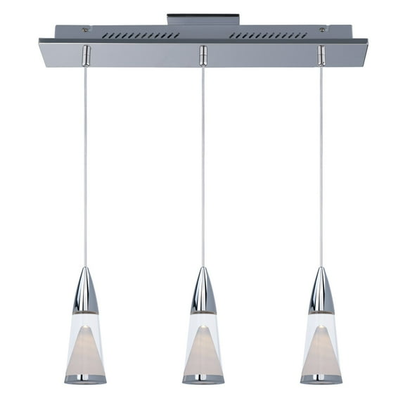 ET2 FunL E22476 3-Light LED Pendant Polished Chrome