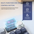 thumbnail image 3 of Teclado Mecanico ATTACK SHARK RK86 75 por ciento Pantalla OLED Triple Modo RGB Hot Swap, 3 of 5