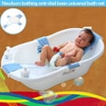 thumbnail image 5 of Soporte de baño para bebé, hamaca de baño para bebé, soporte de asiento de baño ajustable antideslizante, cojín de malla para bañera, ducha de seguridad para recién nacidos de 0 a 8 meses, 5 of 5