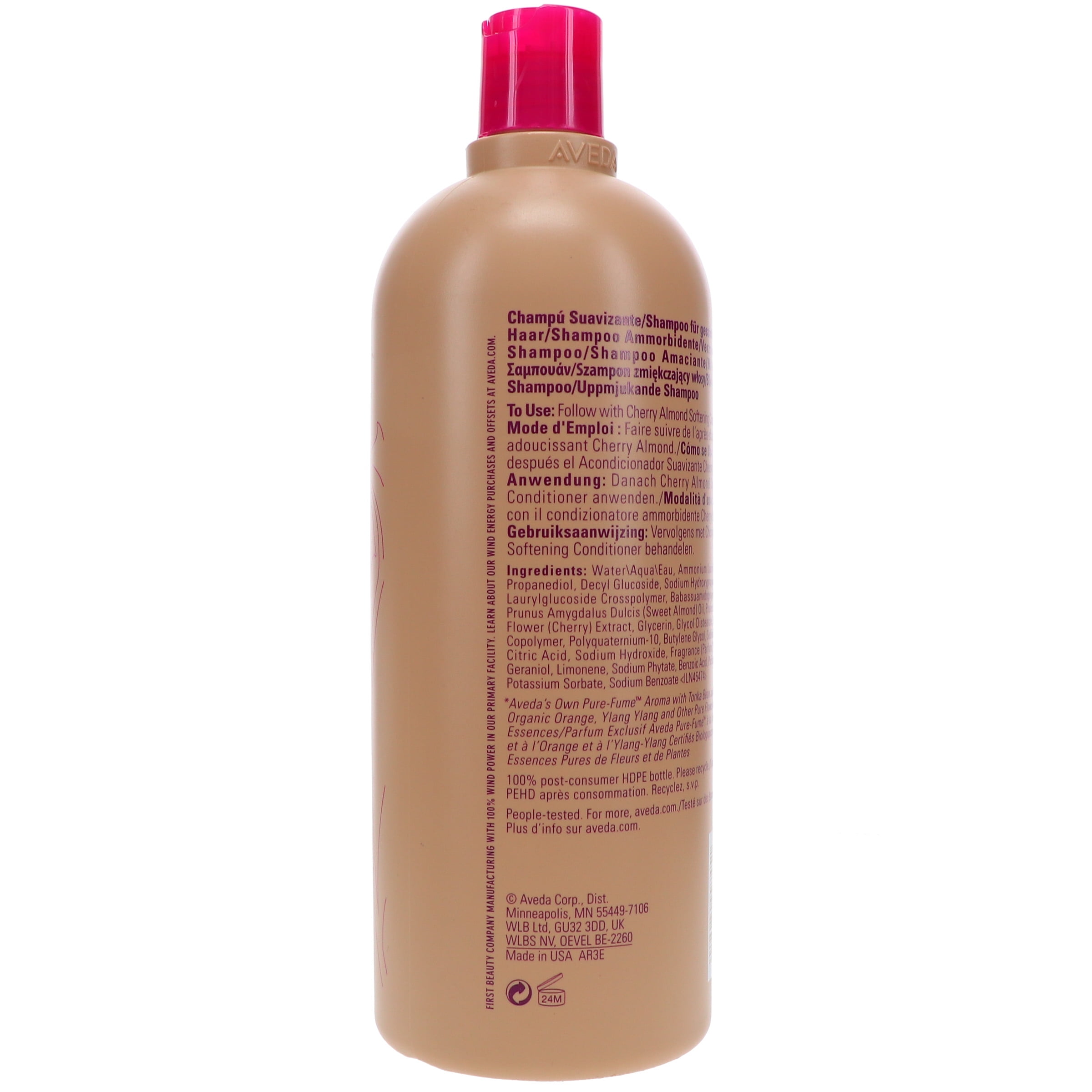 Aveda Cherry Almond Softening Shampoo 33.8 fl oz (1000ml)