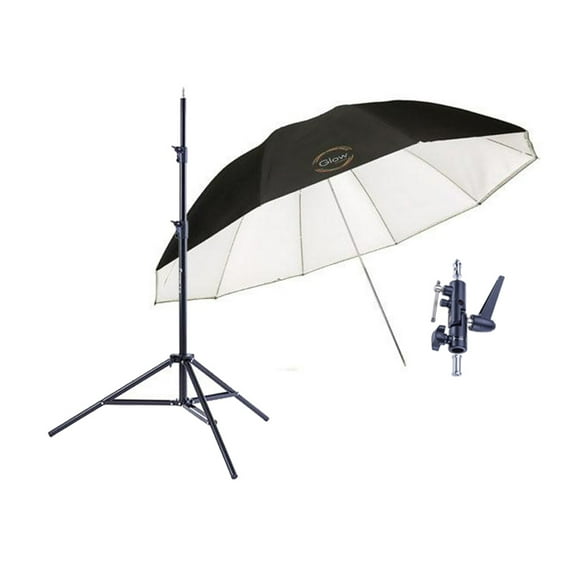 Flashpoint Lighting Outfit with Stand, Umbrella and Mounting Bracket
