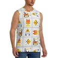 thumbnail image 2 of Disketp Construction Signs Sleeveless Tshirts For Men, Muscle Shirts For Men Dry Fit Tank Top-Xx-Large, 2 of 8