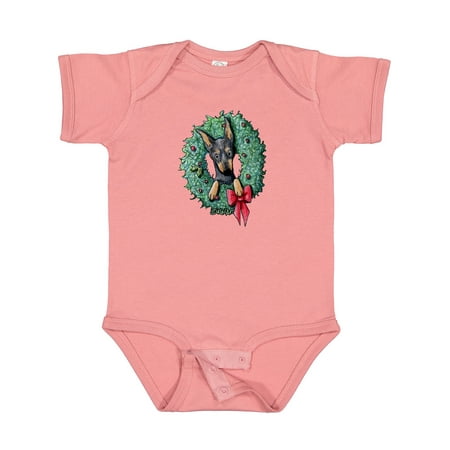 

Inktastic KiniArt Min Pin Christmas Gift Baby Boy or Baby Girl Bodysuit