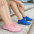 thumbnail image 6 of YOUYEDIAN Girls Boys Barefoot Shoes Wide Toe Box Breathable Non-Slip Aqua Water Shoes Athletic Beach Pool Swim Surf Diving Hiking Walking Shoes (Blue, 3 Big Kid), 6 of 9