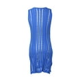 thumbnail image 4 of Hollow Out Beach Dress Women Crochet Swimsuit Cover Up Vestidos Female Bathing Suit Plus Size, 4 of 5