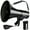 Black, variant on MyMealivos 50W ABS Material Megaphone with Rechargeable Battery-Professional Bullhorn with Siren&240s Recording 1600ft Range for Sports Emergency Outdoor Activities-Black