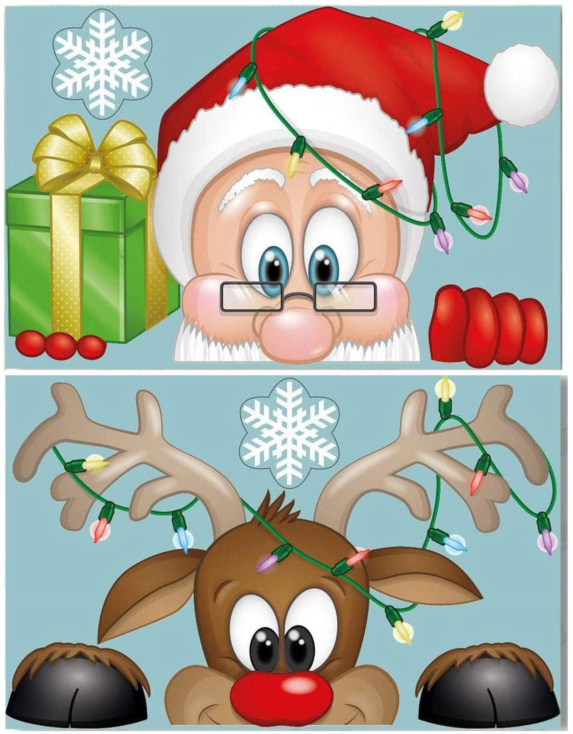 2024 New Christmas Decoration Snow Stickers Santa Claus Elk Snowman Static  Stickers Merry Christmas Window Stickers From Youroutdoor, $0.71