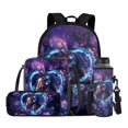 thumbnail image 1 of Mochila Gomyblomy Rose Horse para niñas de 12 a 14 años con fiambrera 4 en 1, 1 of 7