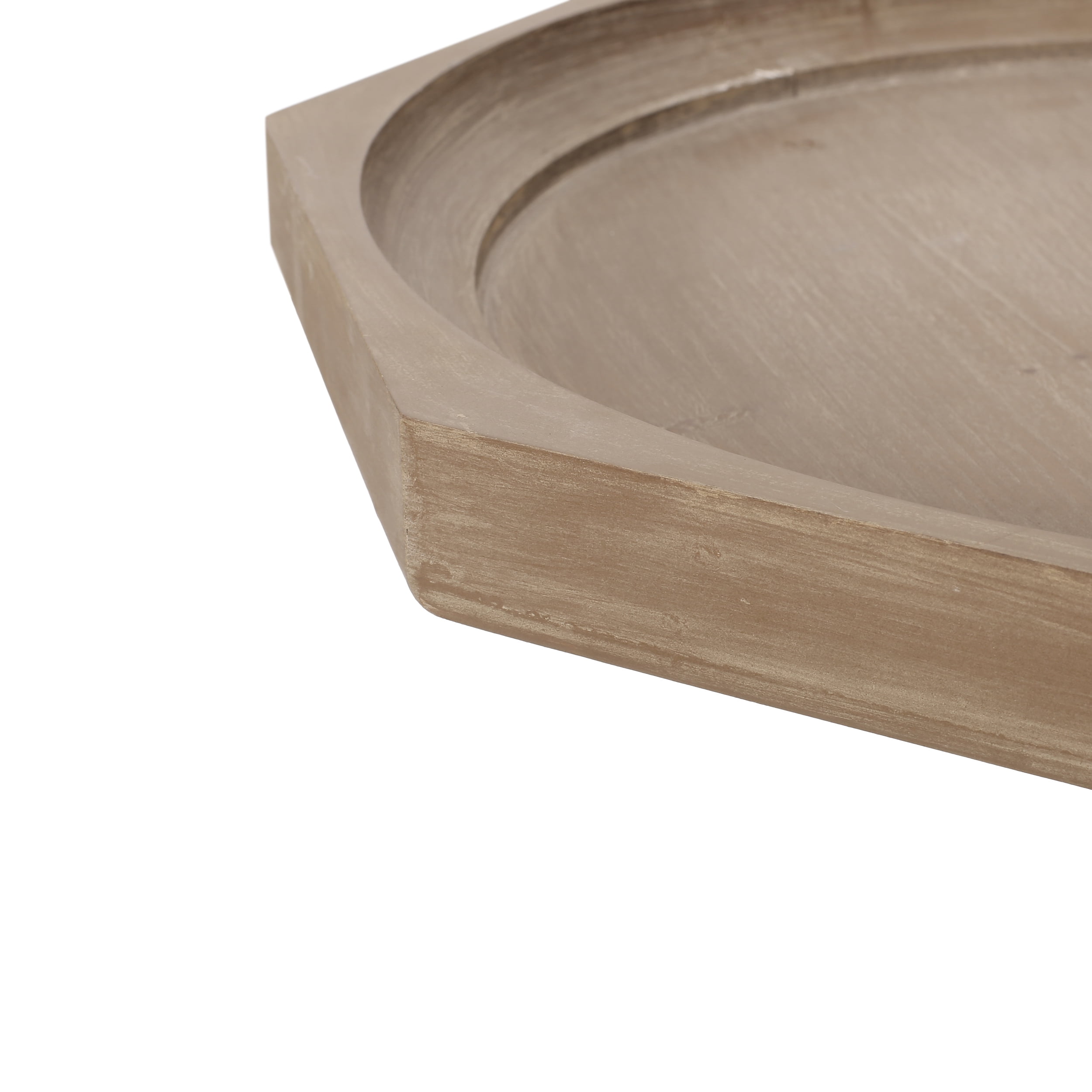 Noble House Noble House Jaanvi Faux Wood Accent Table, Natural