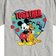 thumbnail image 3 of Disney - Together Fur Ever Mickey Pluto - Youth Short Sleeve Graphic T-Shirt, 3 of 5