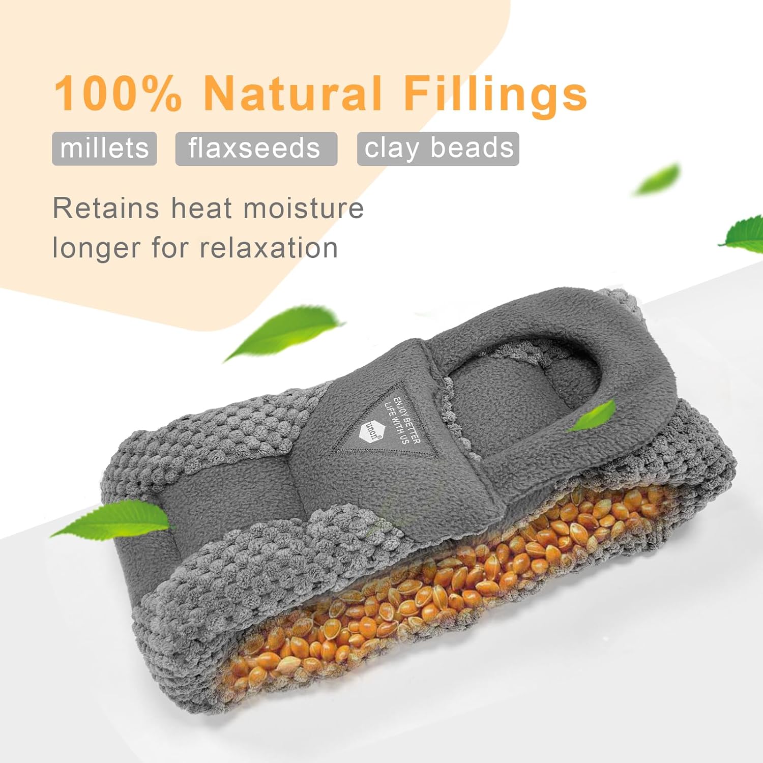 UNCN Microwavable Heating Pad Neck Shoulders Back photo 7