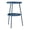 Navy Blue, variant on IVV 20"H Round 2-Tier Metal Side Table, Space-Saving Small End Table Plant Stand with Raised Tray Rim for Home Corner Balcony Apartment Decor, Black