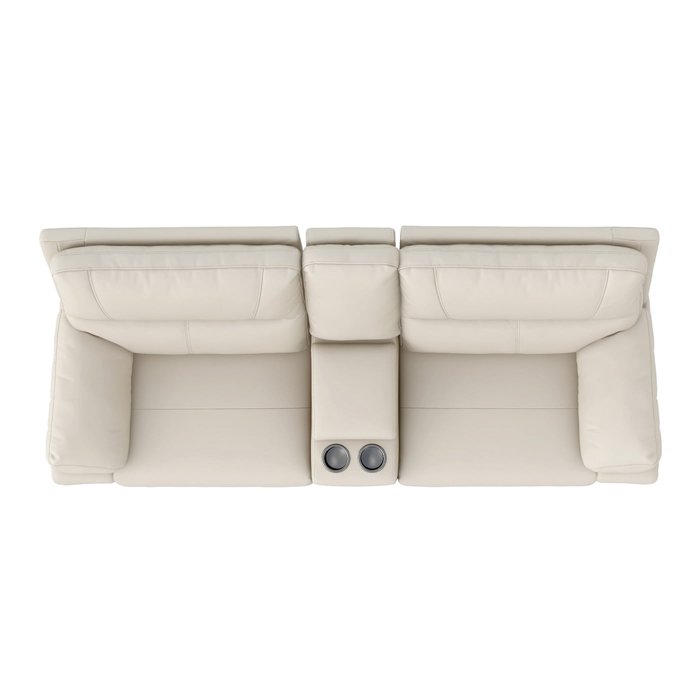 Jennifer Taylor Home Malibu 79" Modern Power Motion 3-Piece Reclining Loveseat Sofa with Cup Holders