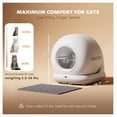 thumbnail image 3 of Automatic Cat Litter Box, 72L Self Cleaning Litter Box with App Control, Odor Control, Safety Sensors, Deodorant Gel, for Indoor Cats, 3 of 7