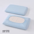 thumbnail image 3 of Cool Feeling Pillowcase Spandex Pillow Cover, Removable & Washable, Portable Disposable Isolation Cover for Lazy Use Light Blue, 3 of 6