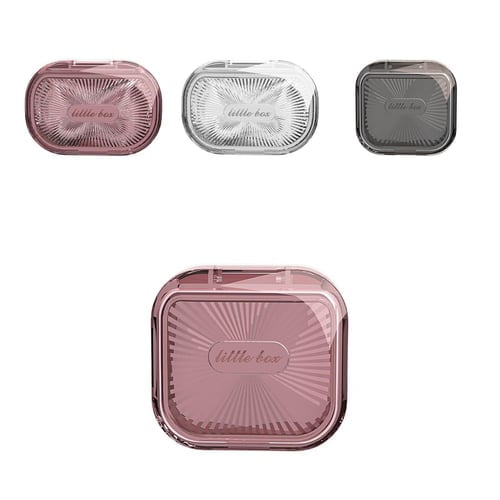 Denture Box Good Sealing High Capacity Portable Waterproof Light Luxury Denture Bath Case Box Holder for Daily Use