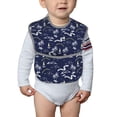 thumbnail image 6 of Zufioo Hawaiian Style Print Toddler Adjustable Waterproof Bib, 11.6x15 Inch Feeding Bib Suitable for 6-24 Month Babies, 6 of 8