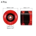thumbnail image 2 of Unique Bargains Roues de Longboard 60 mm avec Roulements ABEC-9 Roues de Rue pour Planches à Roulettes Cruiser 80 A, Rouge Clair, Lot de 4, 2 of 4