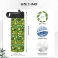 thumbnail image 4 of Sikiie traditional Irish colours Print 18OZ Insulated Straw Cup, Portable Leak-proof Sports Water Bottle, Stainless Steel Water Cup Suitable for Home and Outdoor, 4 of 8