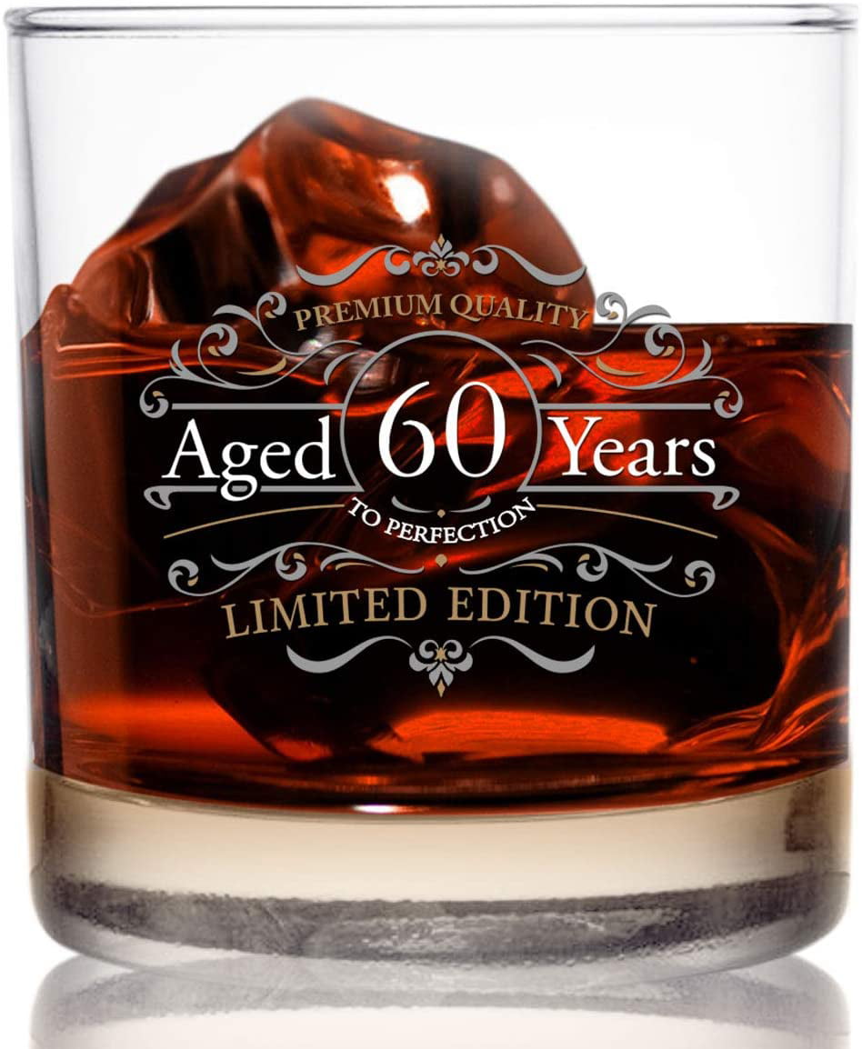 Whisky Drinking Tumbler Too Young to be 50 Funny 50th Birthday Whiskey Rocks Glass Gifts for Men & Women Turning 50 