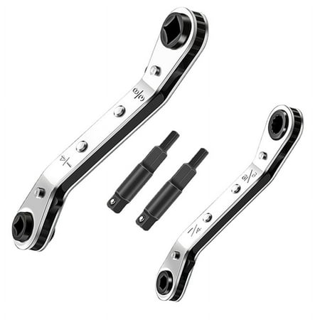 Hvac Service Wrench Tool, Air Conditioner Valve Ratchet Wrench Set