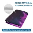thumbnail image 4 of Yuyamidu Purple Rose Golf Towel Butterfly Cleaning Cloth Soft Golf Towels Easy to Carry Golf Accessories for Cart, Club or Bag, 4 of 7