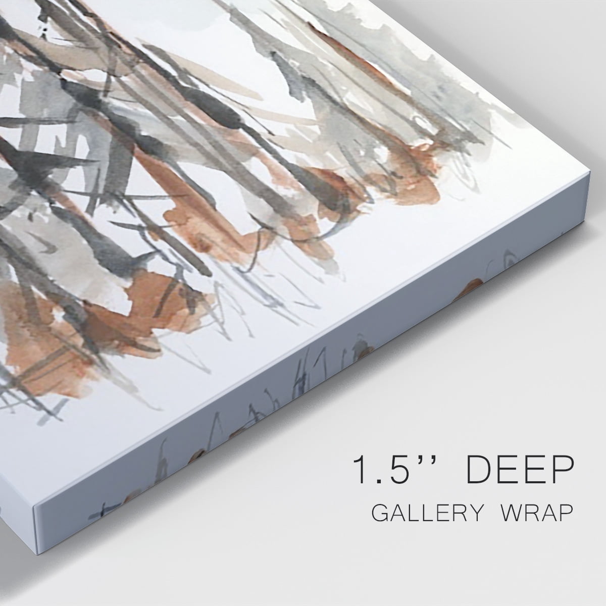 Rustic Evergreens II Premium Gallery Wrapped Canvas - Ready to Hang