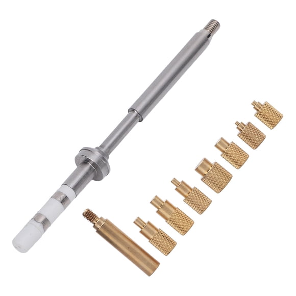 Brass Knurled Nut Inserts, Heat Set Insert Tool, Pine64 Adapter, for TS100, TS101, PTS200 Soldering Iron Head,Screw Design Nut Insert Kit with 2 Heat