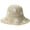 Beige, variant on Summer Crochet Straw Hat for Women Sweet Flower Embroidered Bucket Foldable Beach Panama Sunshade Caps