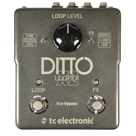 TC Electronic - Ditto X2 Looper Pedal (Best Multi Effects Pedal With Looper)