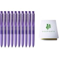 thumbnail image 1 of Bolígrafo de gel uni-ball Signo RT1, 0,28 mm, color violeta, paquete de 10 unidades con notas adhesivas, 1 of 6